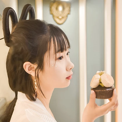 清新可愛小女孩女生頭像，唯美古風真人頭像