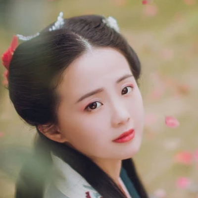 夢花期小清新女生頭像，唯美古風(fēng)真人頭像
