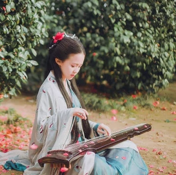 夢花期小清新女生頭像，唯美古風(fēng)真人頭像