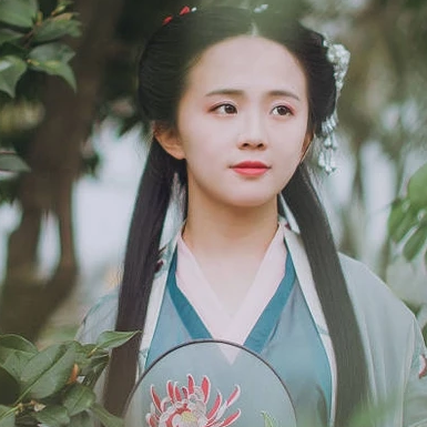 夢花期小清新女生頭像，唯美古風(fēng)真人頭像