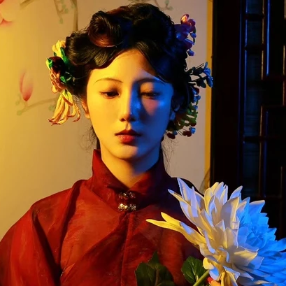 典雅梅花女生頭像，唯美古風(fēng)真人頭像