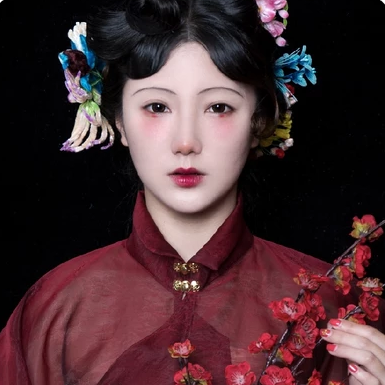 典雅梅花女生頭像，唯美古風(fēng)真人頭像