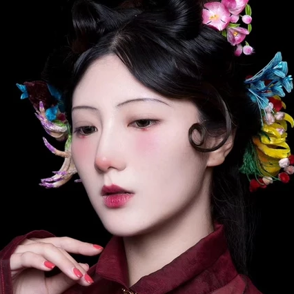 典雅梅花女生頭像，唯美古風(fēng)真人頭像