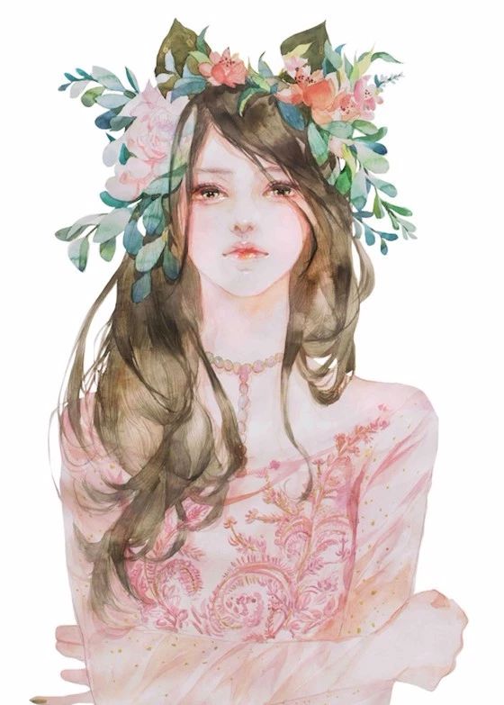 驚艷水彩插畫之美，獨特畫風(fēng)不一樣的美