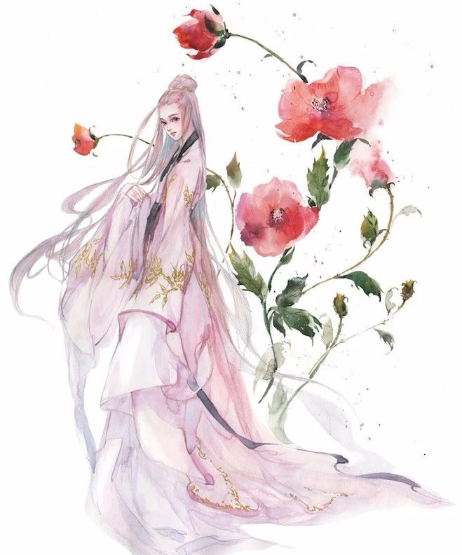 驚艷水彩插畫之美，獨特畫風(fēng)不一樣的美