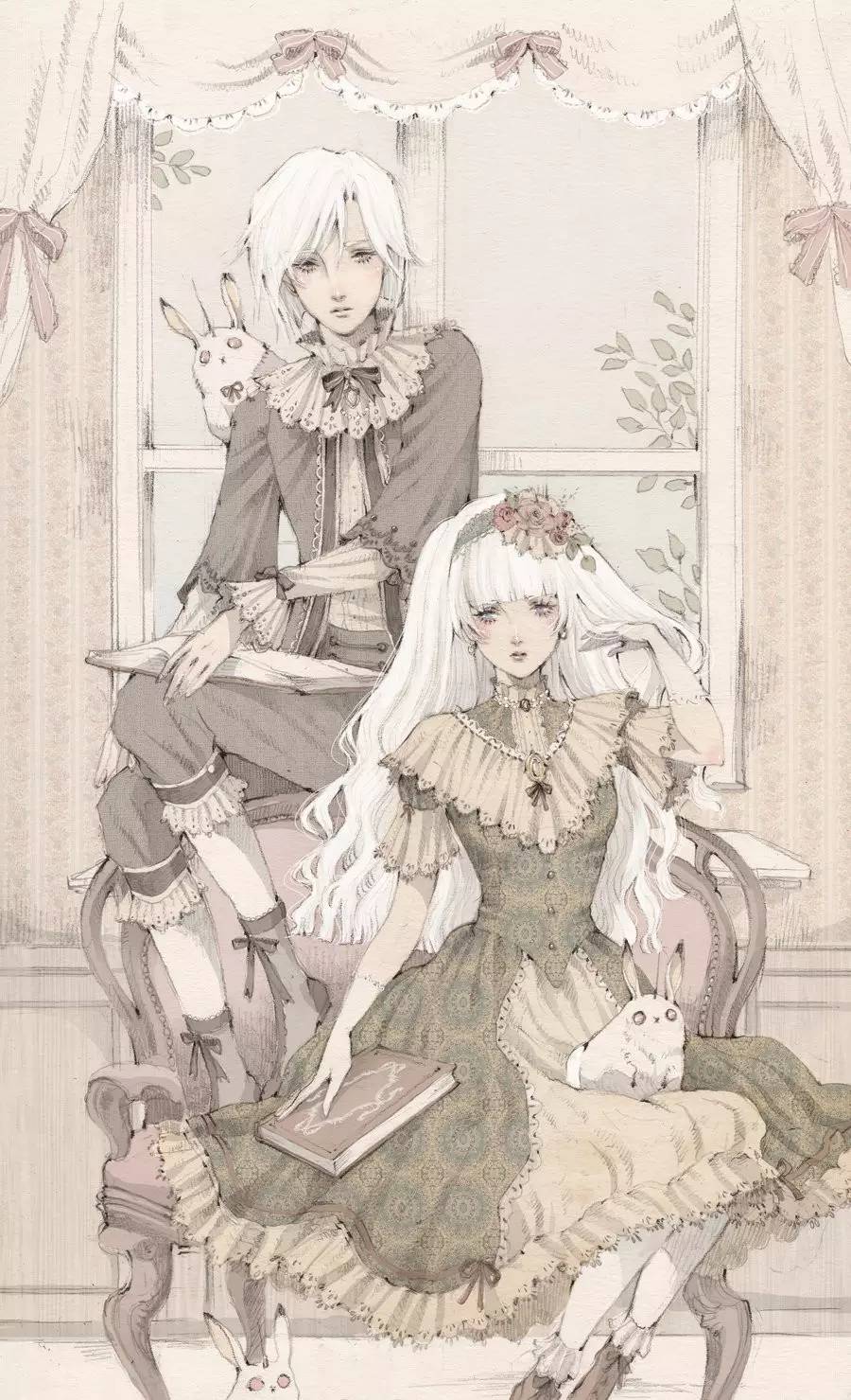 暖色調(diào)手繪插畫，給一種人淡淡的插畫美!