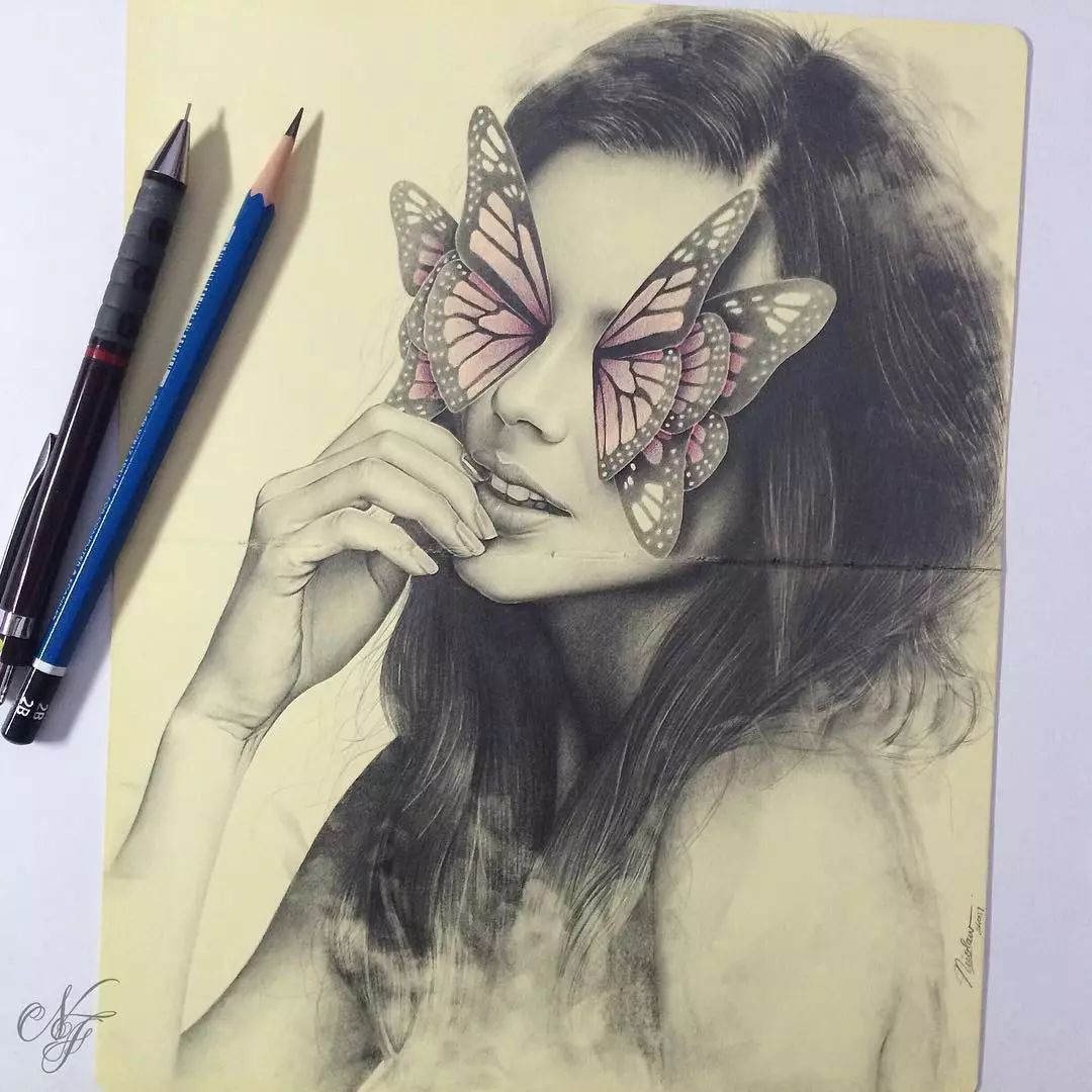 一組令人驚嘆的精致細(xì)膩手繪插畫