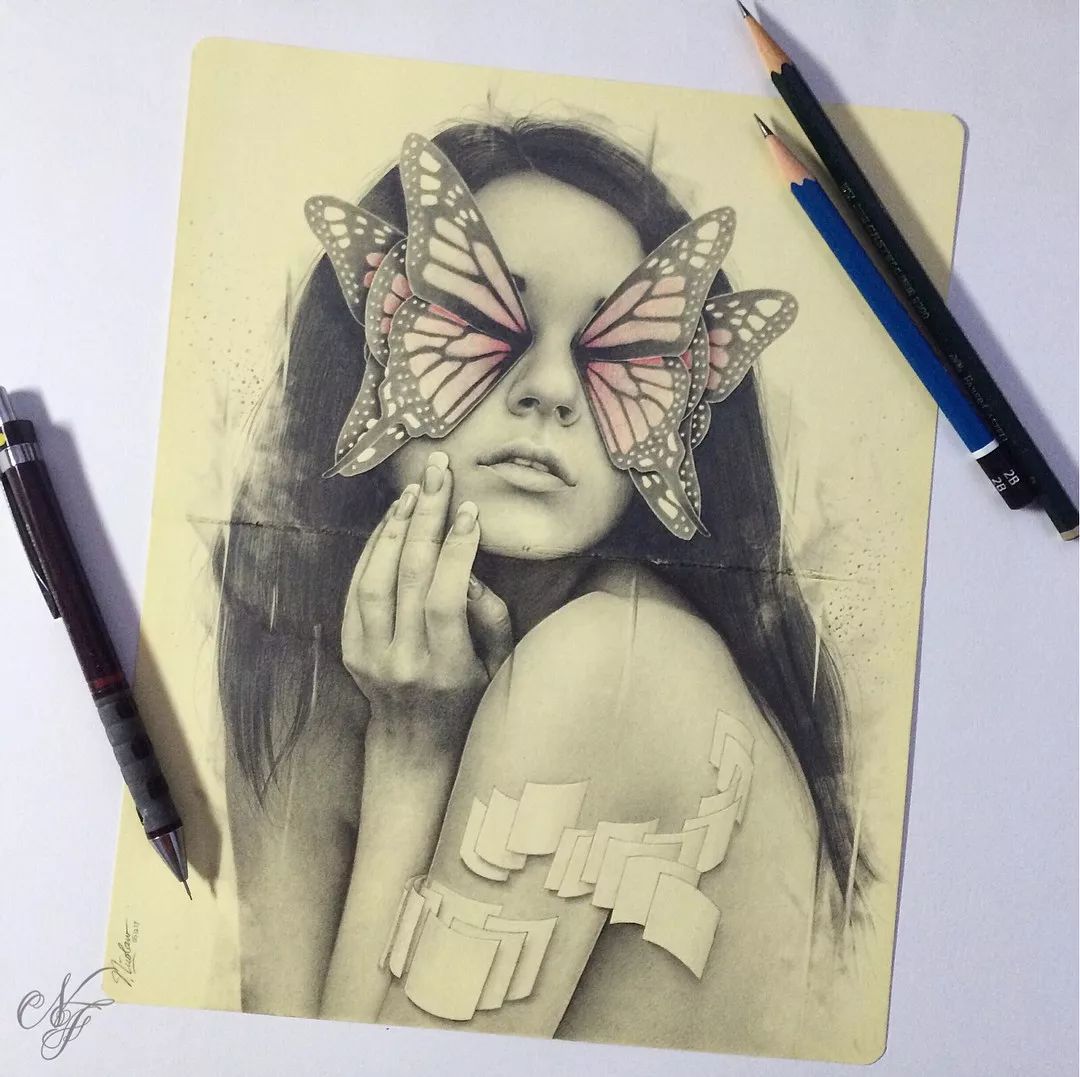 一組令人驚嘆的精致細(xì)膩手繪插畫