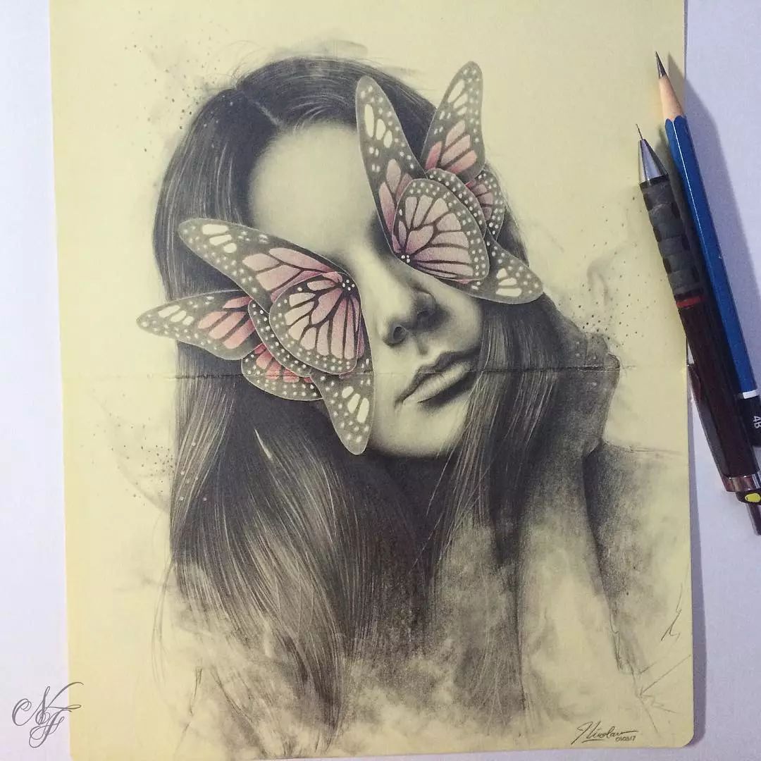 一組令人驚嘆的精致細(xì)膩手繪插畫