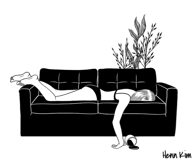 一組扎心黑色治愈系漫畫，看哭了的黑白插畫