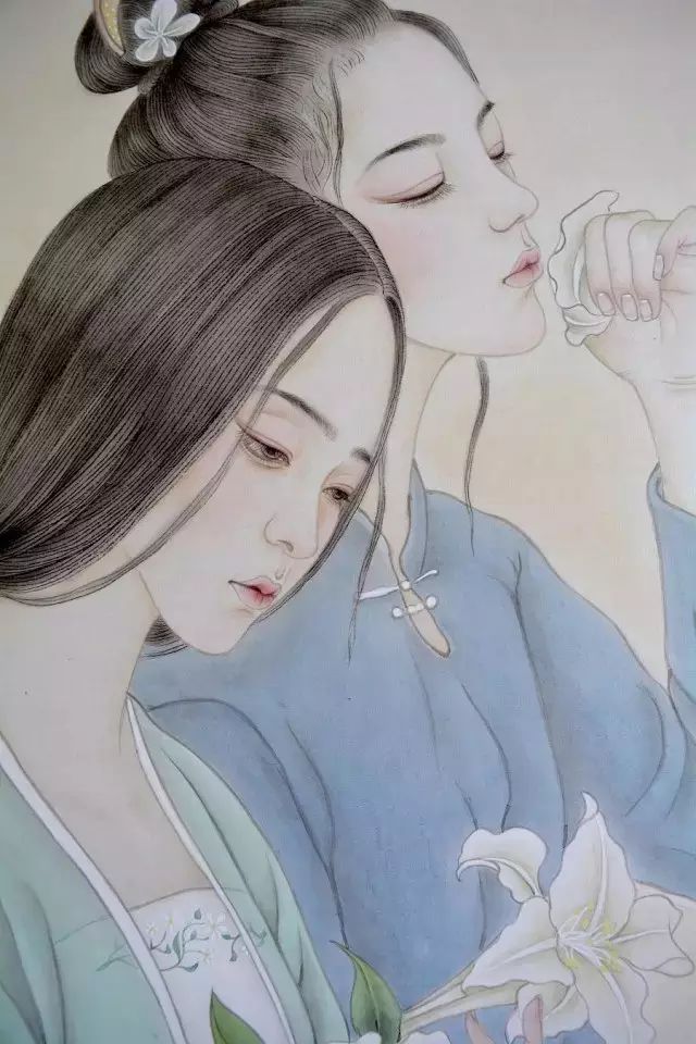 古風(fēng)詩意手繪插畫：一場風(fēng)花雪月任飄搖美！