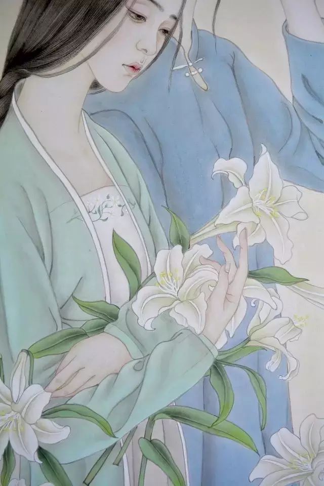 古風(fēng)詩意手繪插畫：一場風(fēng)花雪月任飄搖美！