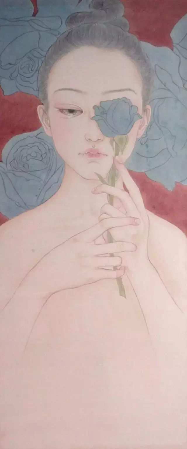 古風詩意手繪插畫：一場風花雪月任飄搖美！