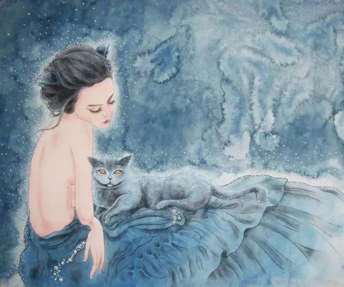 古風(fēng)詩意手繪插畫：一場風(fēng)花雪月任飄搖美！