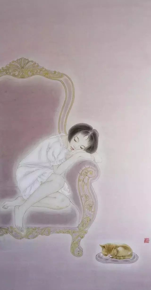 古風(fēng)詩意手繪插畫：一場風(fēng)花雪月任飄搖美！