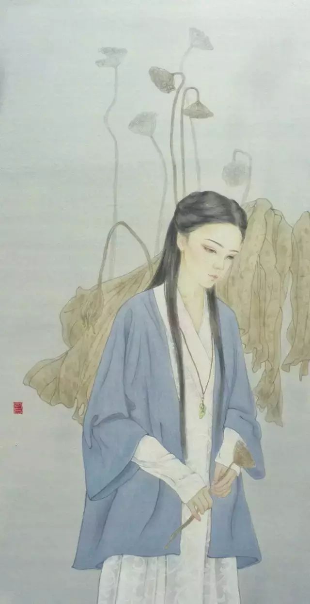 古風詩意手繪插畫：一場風花雪月任飄搖美！