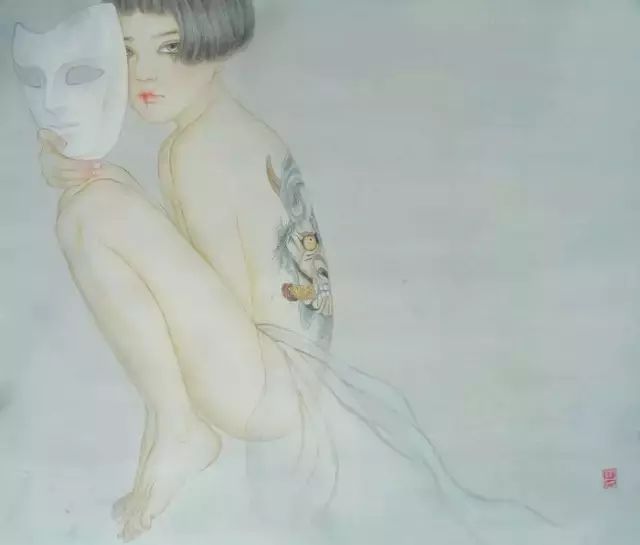 古風詩意手繪插畫：一場風花雪月任飄搖美！