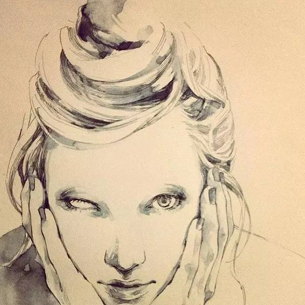 50幅人物速寫手繪插畫：感受時(shí)尚奇妙意境