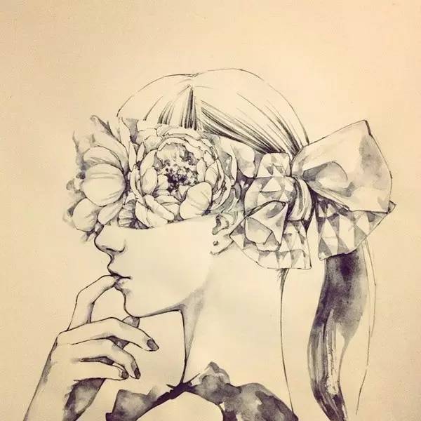 50幅人物速寫手繪插畫：感受時(shí)尚奇妙意境