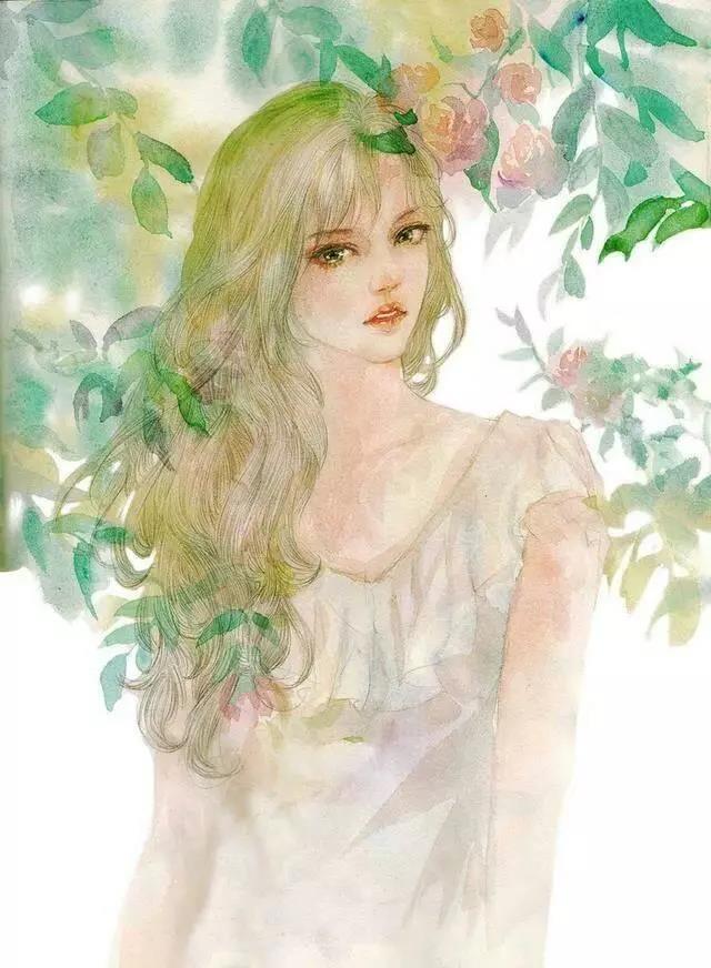 小清新少女心插畫(huà)欣賞：優(yōu)雅浪漫的少女插畫(huà)