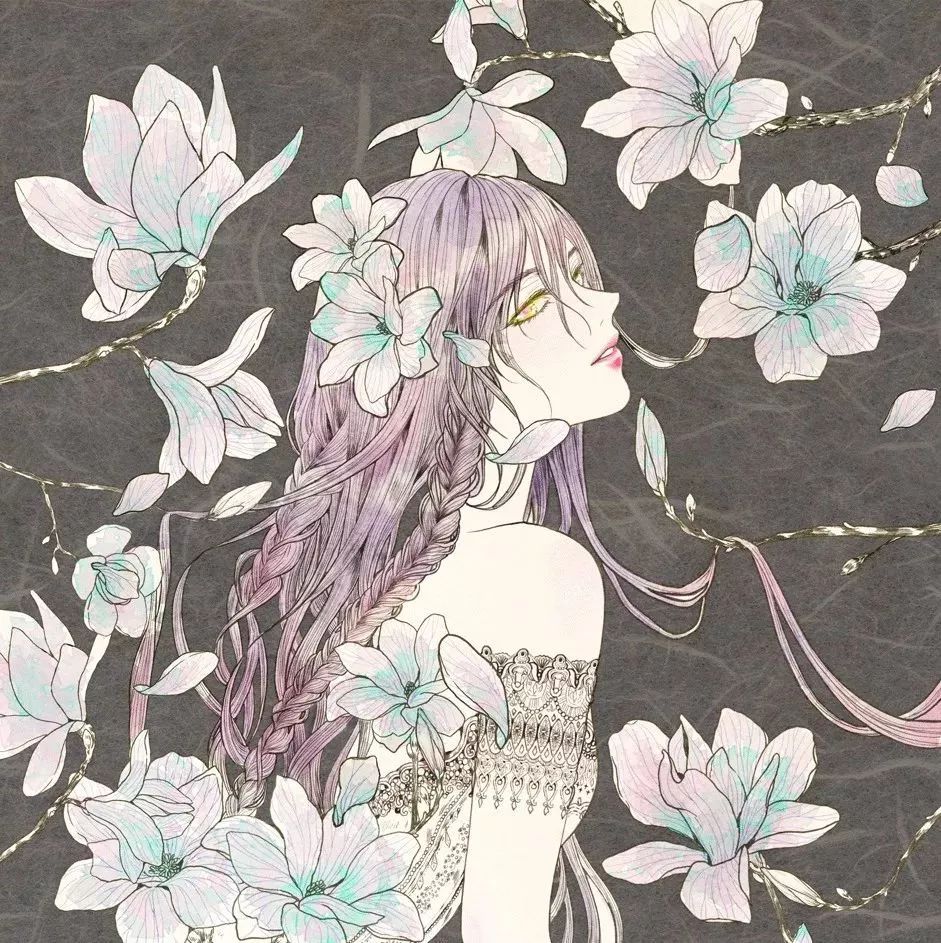 好美的水彩插畫，夢幻奇妙的插畫設(shè)計(jì)