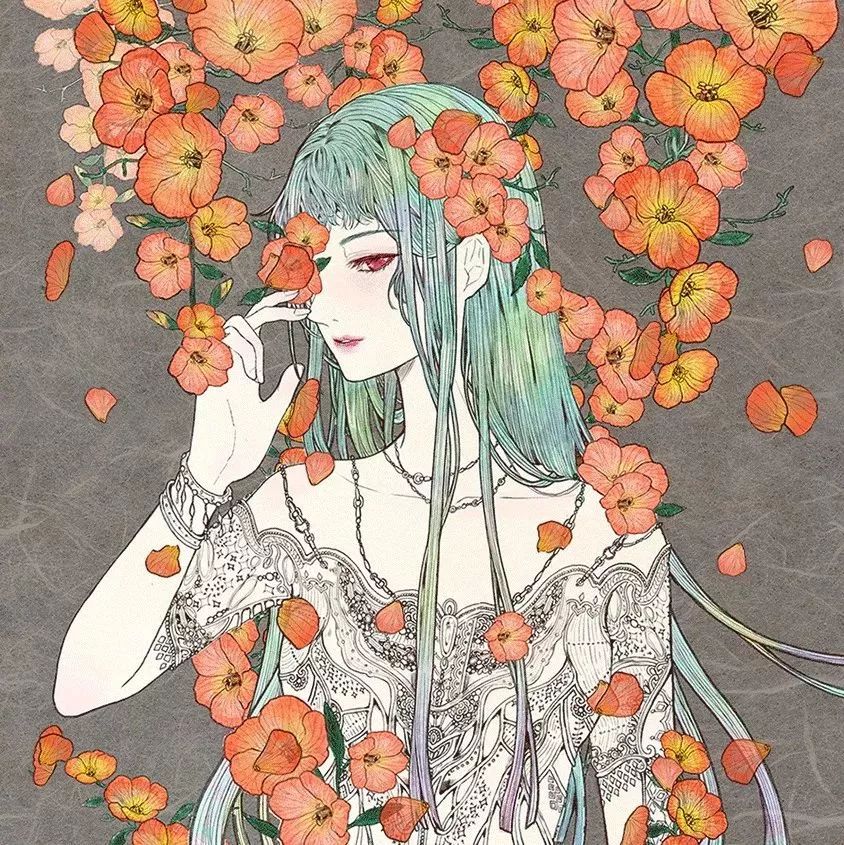 好美的水彩插畫，夢幻奇妙的插畫設(shè)計(jì)