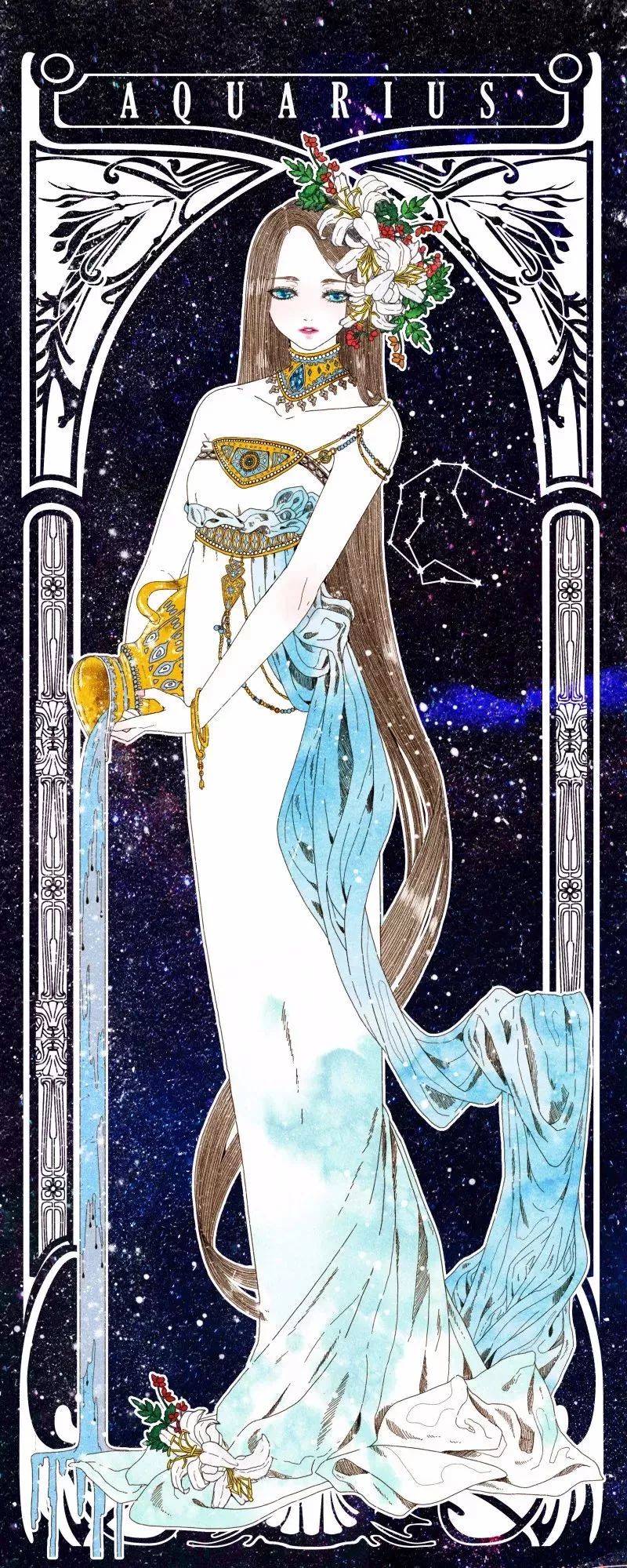 好美的水彩插畫，夢幻奇妙的插畫設(shè)計