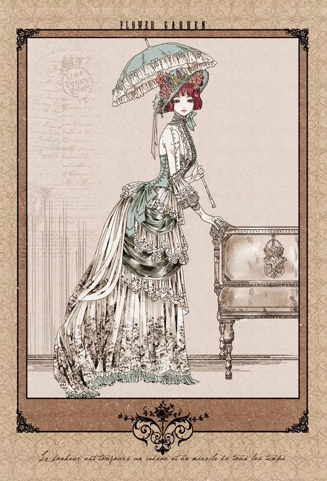 好美的水彩插畫，夢幻奇妙的插畫設(shè)計