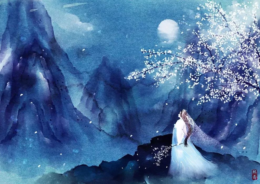 好美的水彩插畫，夢幻奇妙的插畫設(shè)計
