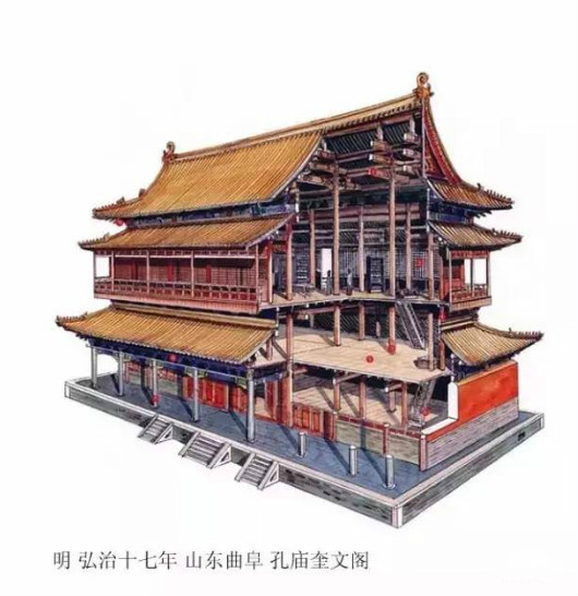 精辟的中國(guó)古建筑內(nèi)部結(jié)構(gòu)圖，值得收藏！