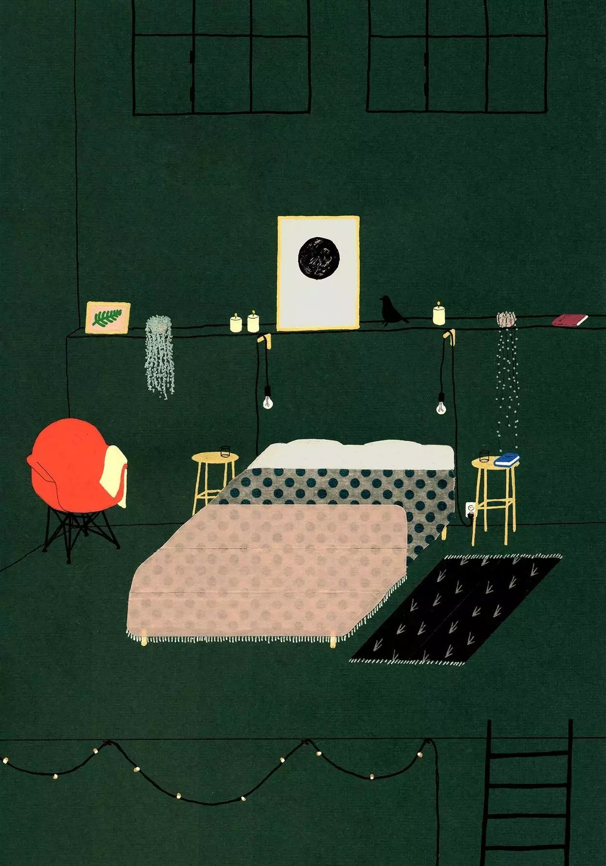 簡約小插畫，簡單小日子