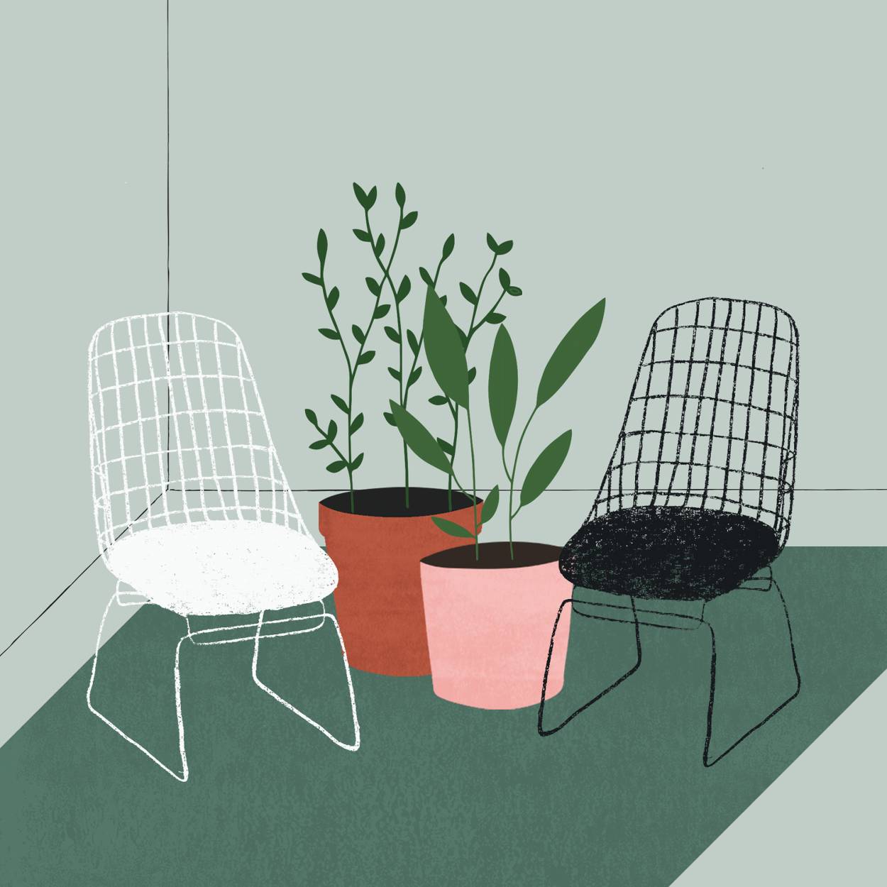 簡約小插畫，簡單小日子