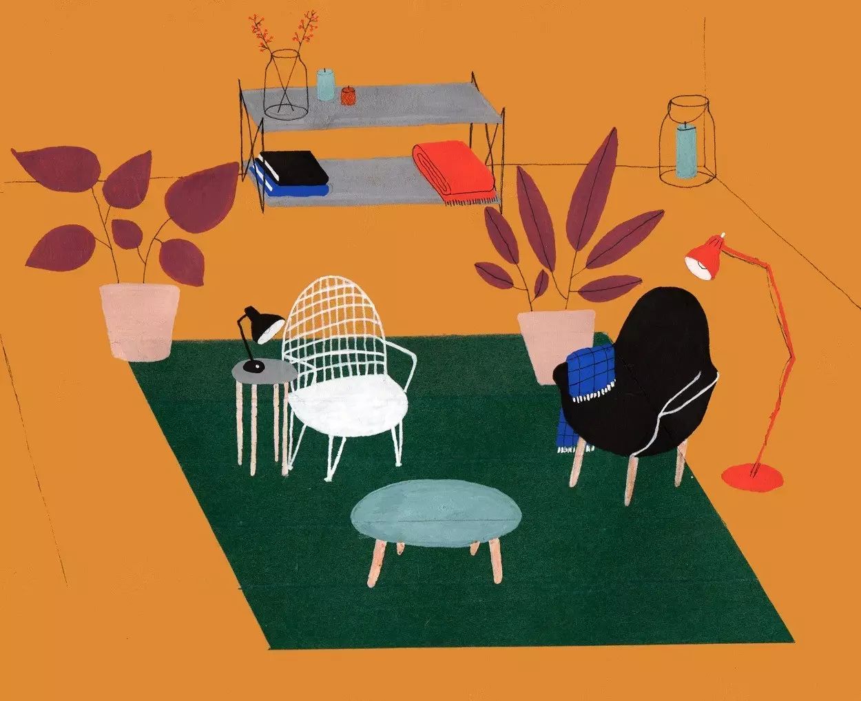 簡約小插畫，簡單小日子