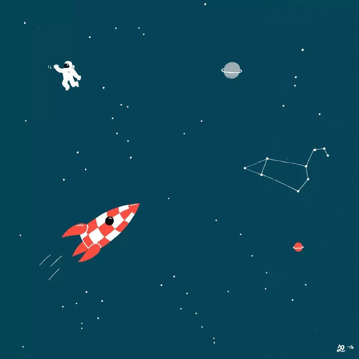 簡(jiǎn)約小插畫(huà)，簡(jiǎn)單小日子