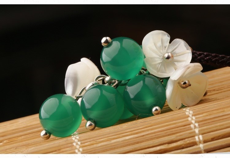 浮嵐暖翠項鏈，復古森系簡約首飾