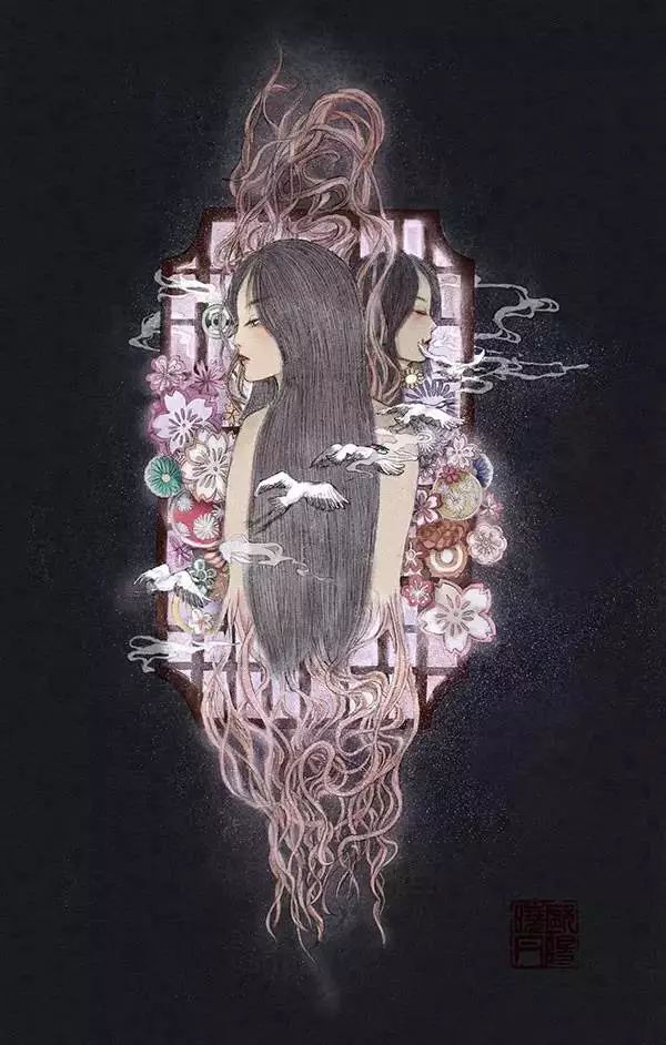 自帶仙氣的手繪插畫，古典與現(xiàn)代的巧妙結(jié)合