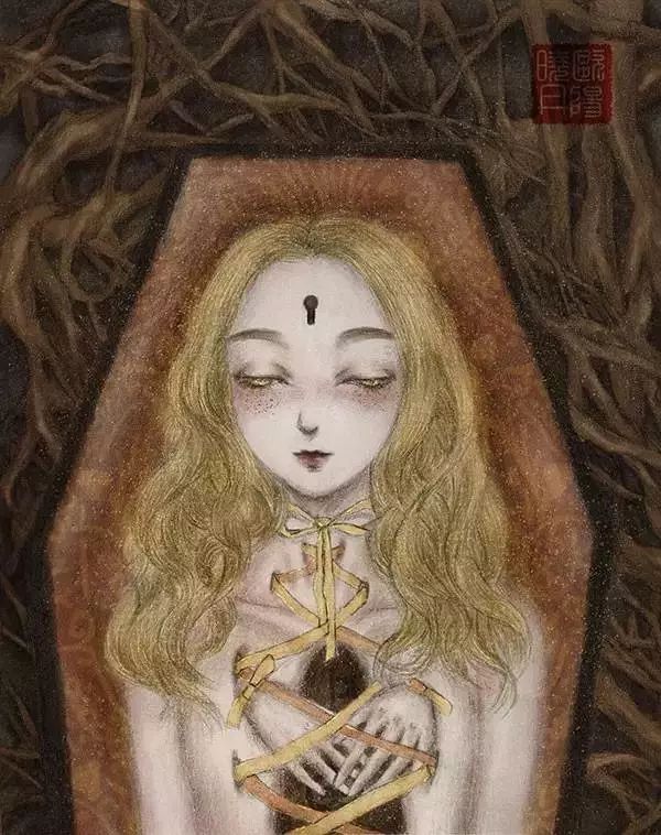 自帶仙氣的手繪插畫，古典與現(xiàn)代的巧妙結(jié)合