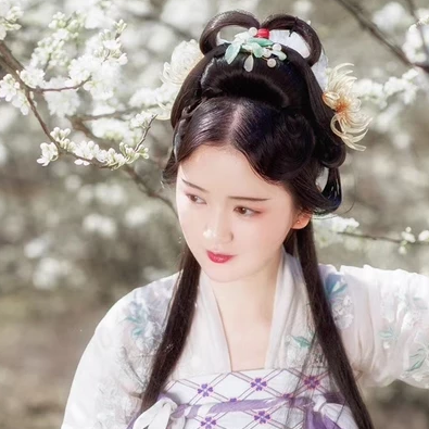 玉山清帶傘女生頭像，唯美古風(fēng)真人頭像