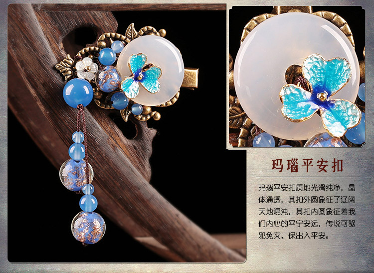 清水怡香發(fā)夾：古典古風(fēng)魚(yú)嘴發(fā)夾頭飾