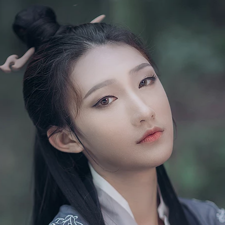 禪意喝酒女生頭像，唯美古風(fēng)真人頭像