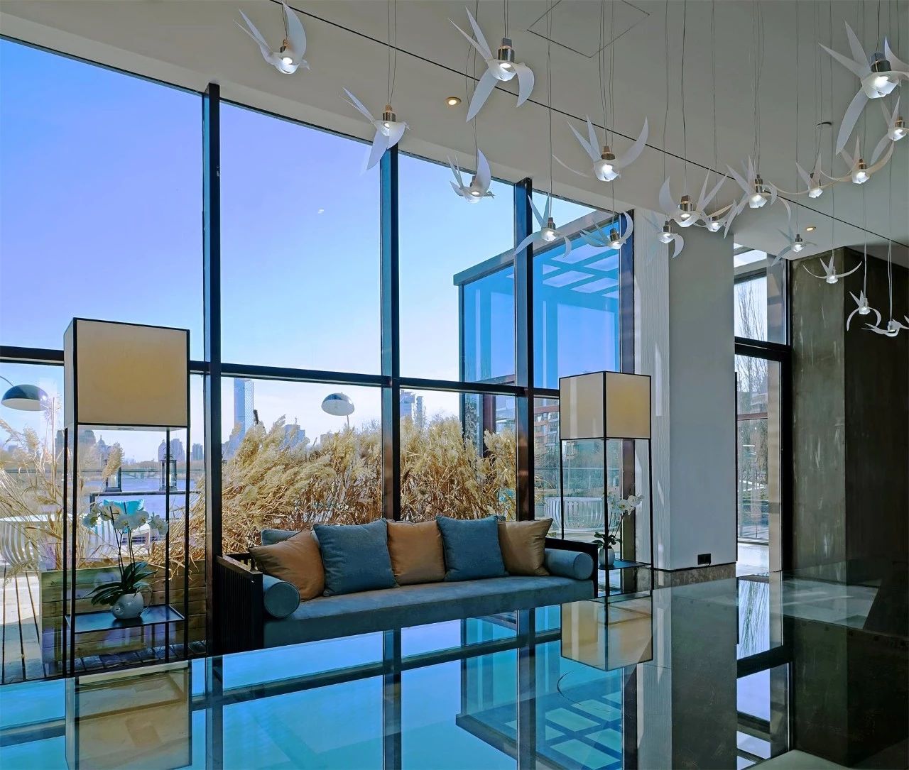 銀川·印象熙岸，經(jīng)典徽派造型巧妙的融合在古鎮(zhèn)