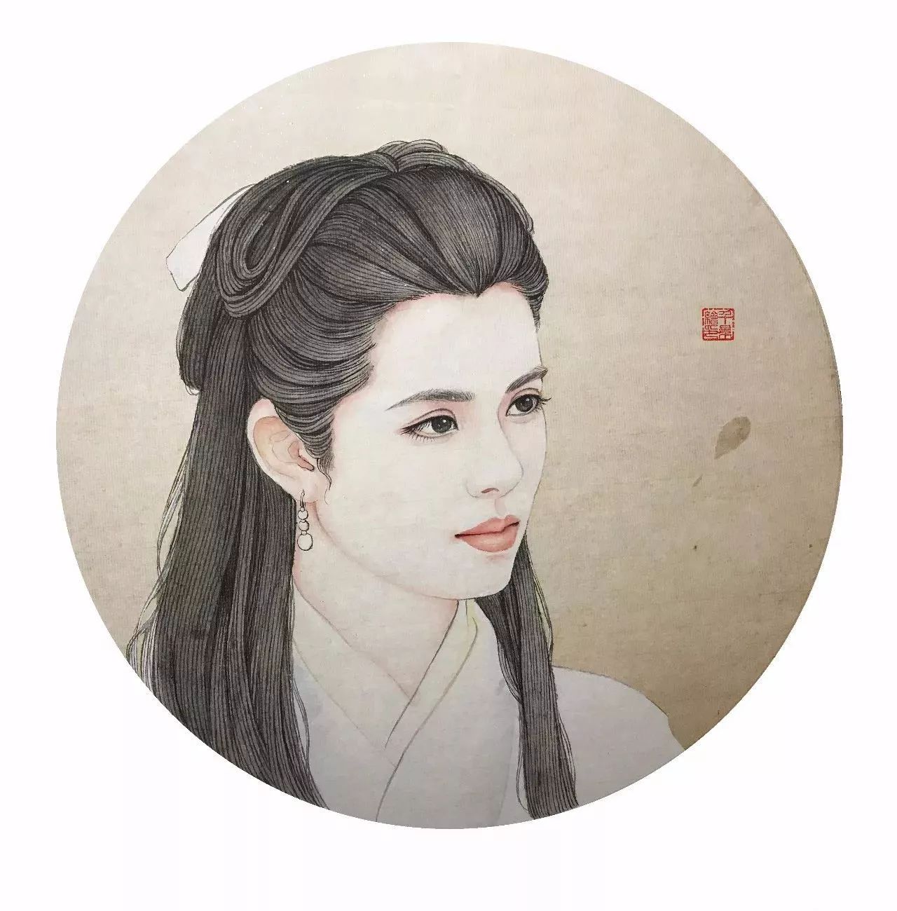 驚艷手繪插畫：古風(fēng)線條畫出女子極致的美