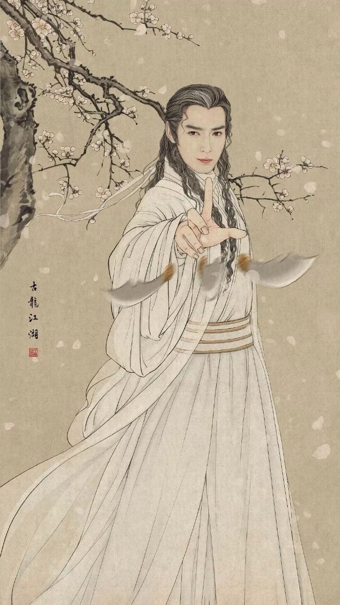 驚艷手繪插畫：古風線條畫出女子極致的美