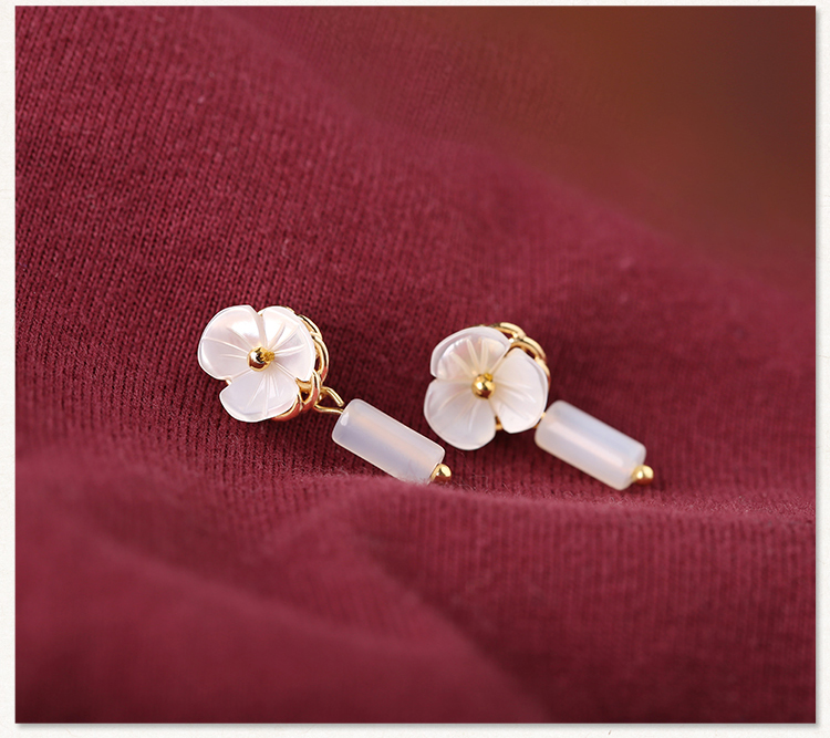 簡約花朵耳釘，少女個(gè)性氣質(zhì)耳環(huán)首飾