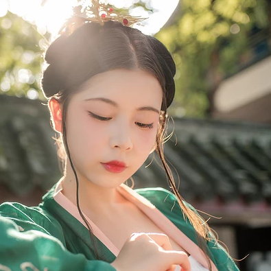 美人凄兮女生頭像，唯美古風(fēng)真人頭像