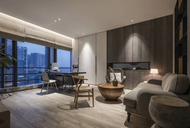 三款禪意辦公室裝修設(shè)計，中式很美！