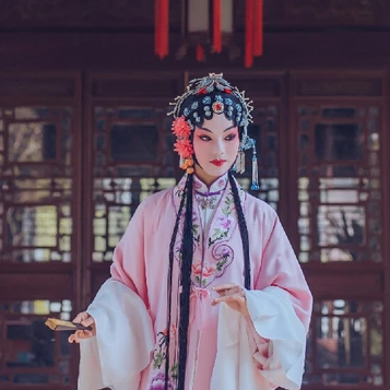 一組京劇戲曲花旦頭像，唯美古風(fēng)真人頭像