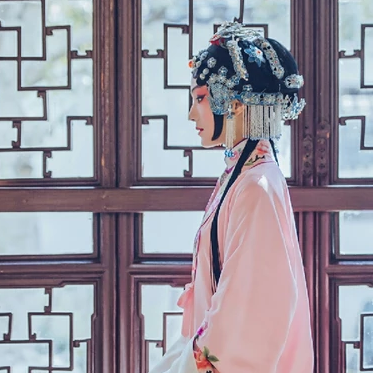 一組京劇戲曲花旦頭像，唯美古風(fēng)真人頭像