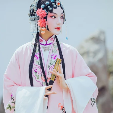 一組京劇戲曲花旦頭像，唯美古風(fēng)真人頭像