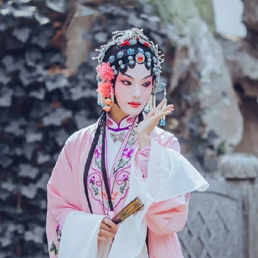 一組京劇戲曲花旦頭像，唯美古風(fēng)真人頭像